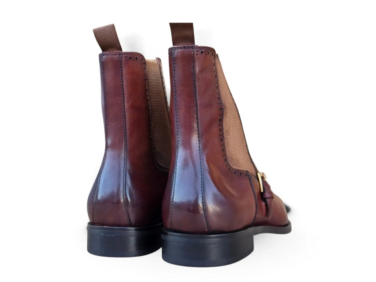 Rocco Burnished Leather Chelsea Boot