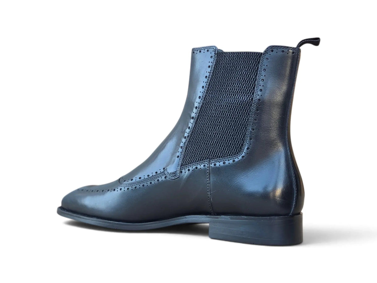 Rocco Burnished Leather Chelsea Boot