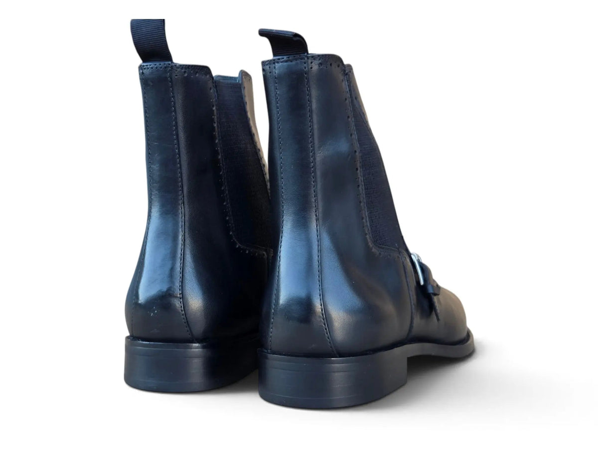 Rocco Burnished Leather Chelsea Boot