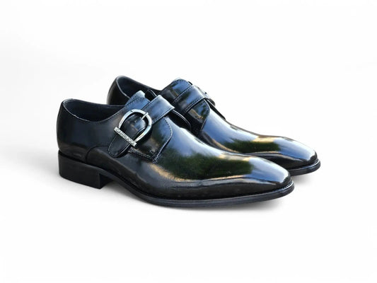 Signature Buckle Monk Strap Shoe