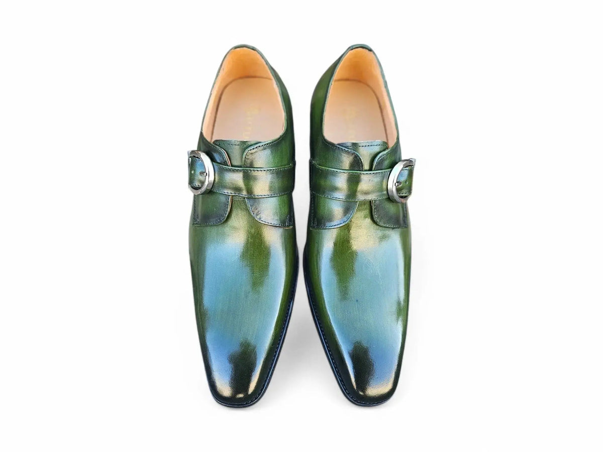 Signature Buckle Monk Strap Shoe