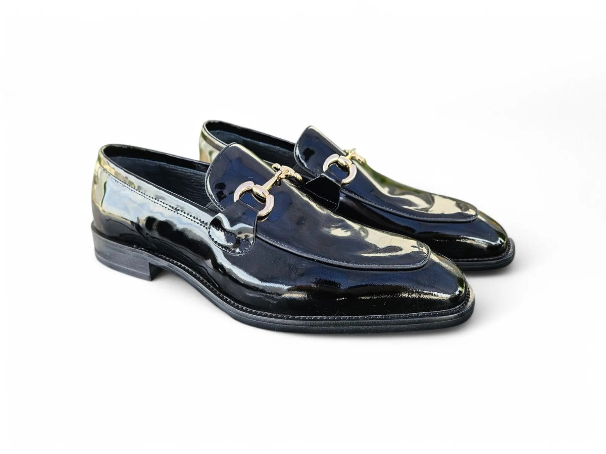 Signature Horse Bit Patent Leather Loafer