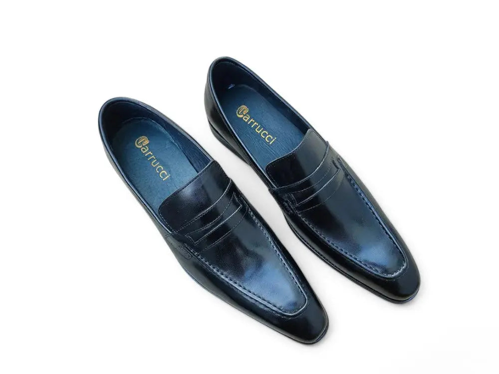 Signature Leather Penny Loafer Slip-on