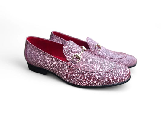 Stingray Embossed Horsebit Loafer