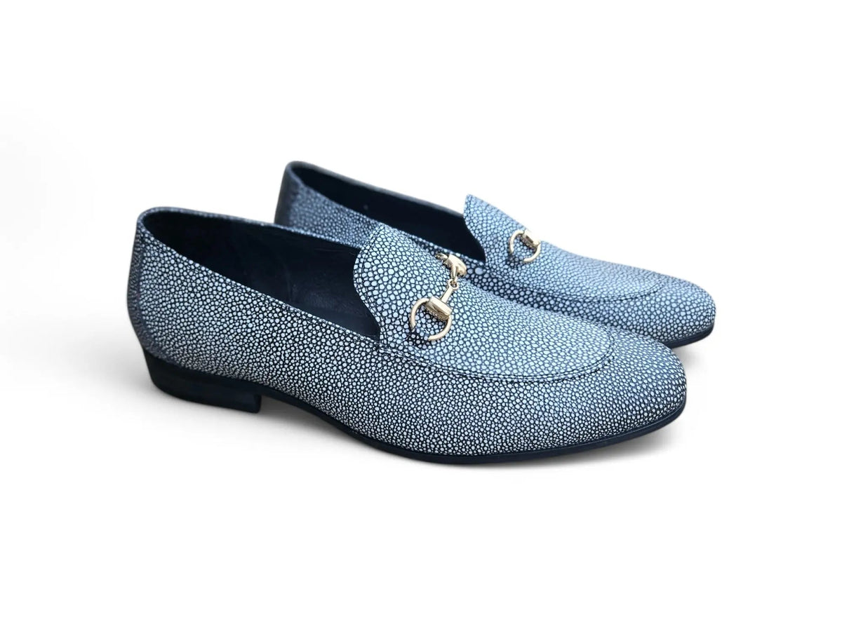Stingray Embossed Horsebit Loafer