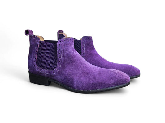 Suede Ankle Chelsea Boot