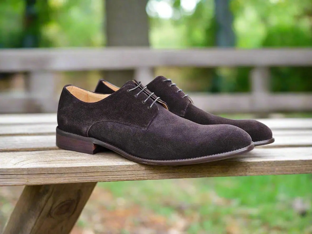 Suede Lace-up Shoes