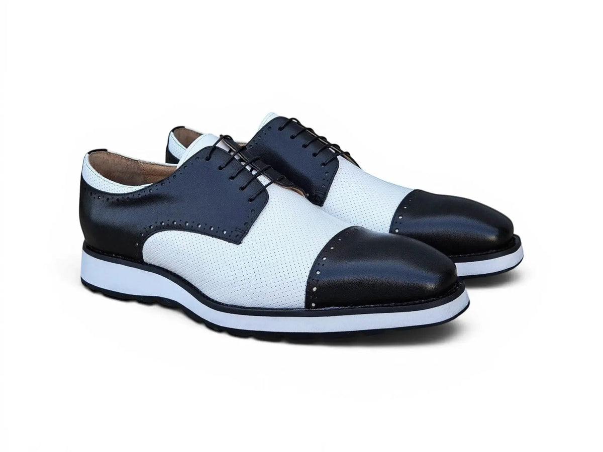 Two Tone Cap Toe Oxford