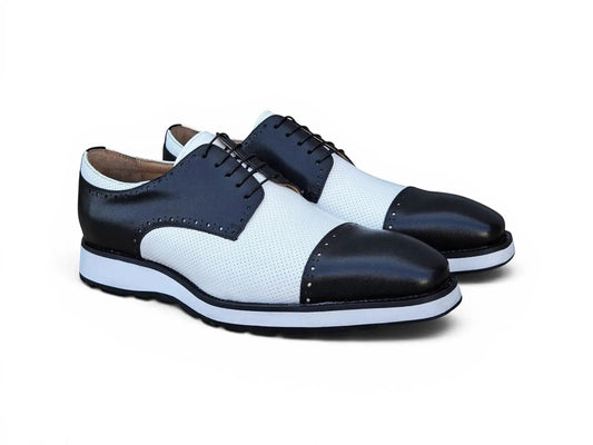 Two Tone Cap Toe Oxford