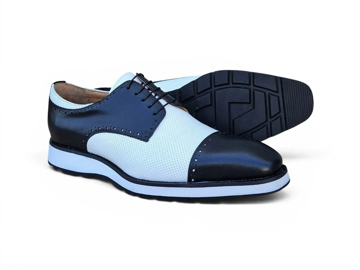 Two Tone Cap Toe Oxford