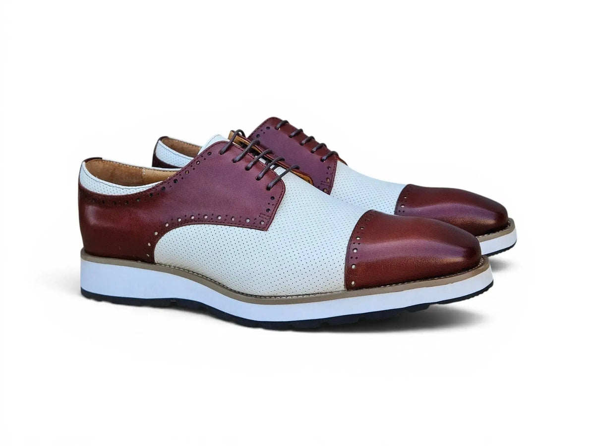 Two Tone Cap Toe Oxford