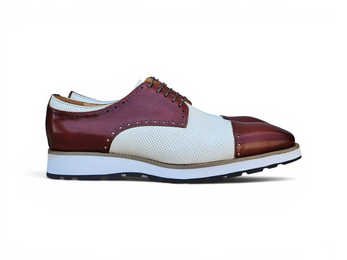 Two Tone Cap Toe Oxford