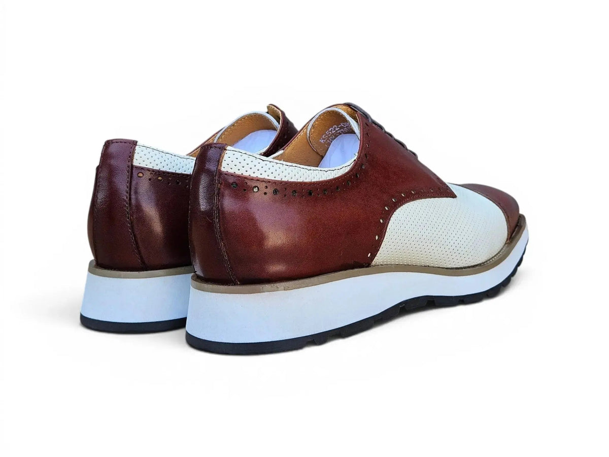 Two Tone Cap Toe Oxford