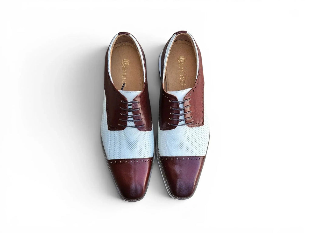 Two Tone Cap Toe Oxford