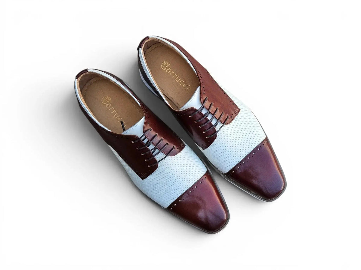 Two Tone Cap Toe Oxford