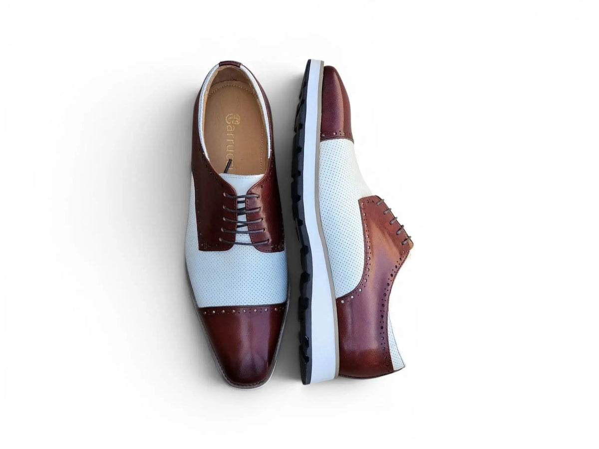Two Tone Cap Toe Oxford