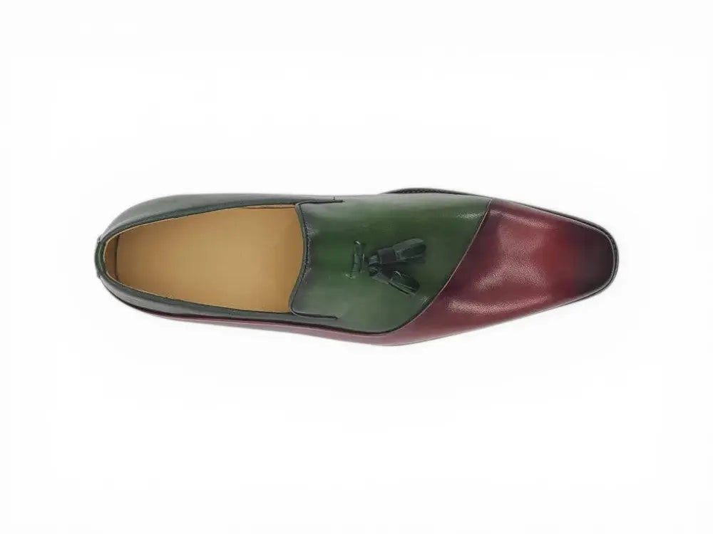 Two Tone Tassel Loafer