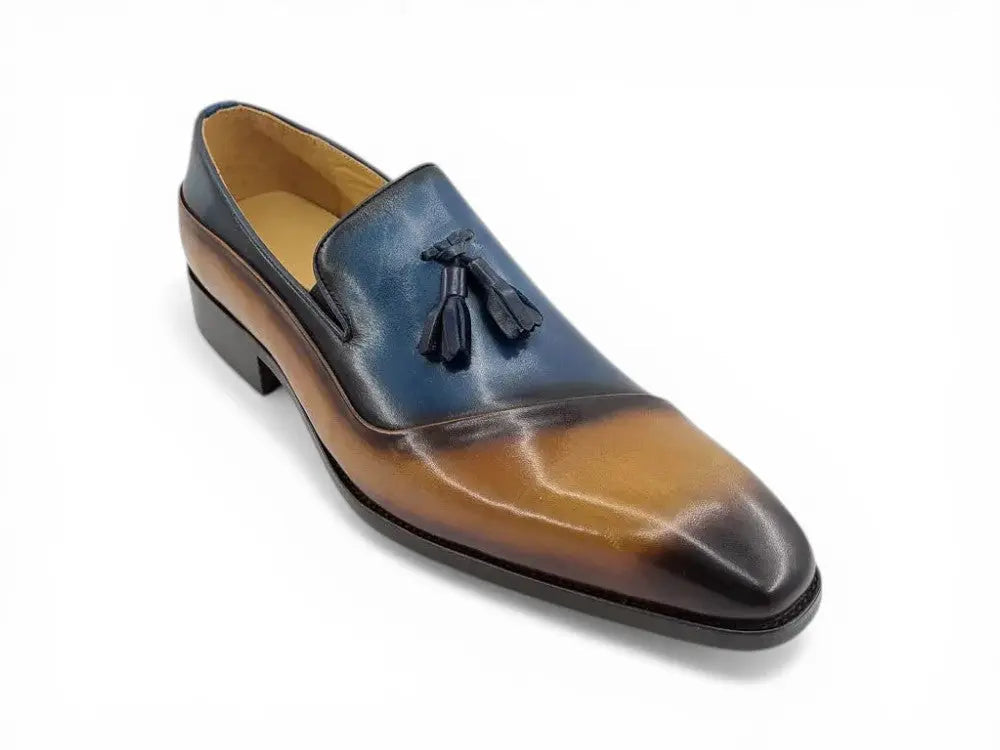 Two Tone Tassel Loafer