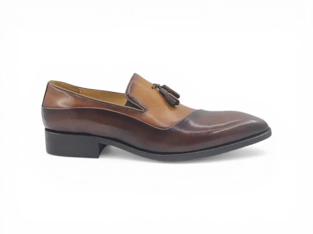 Two Tone Tassel Loafer