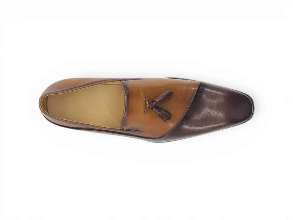 Two Tone Tassel Loafer