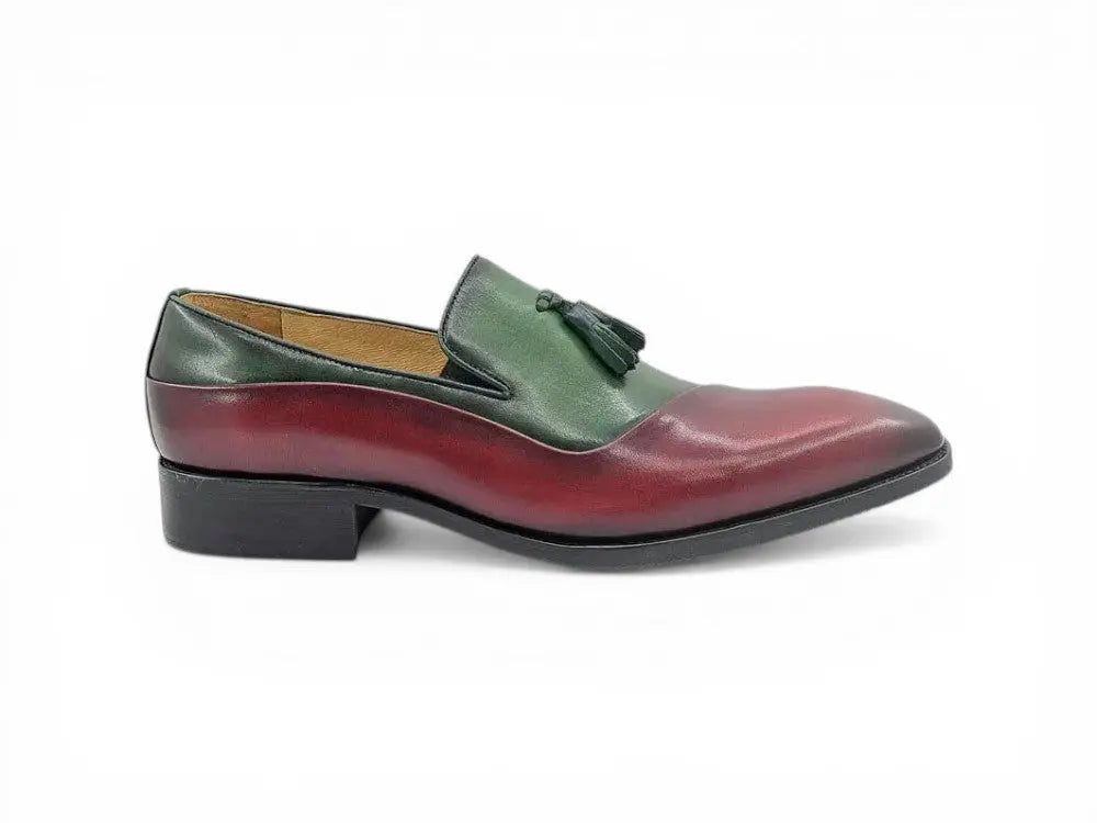 Two Tone Tassel Loafer