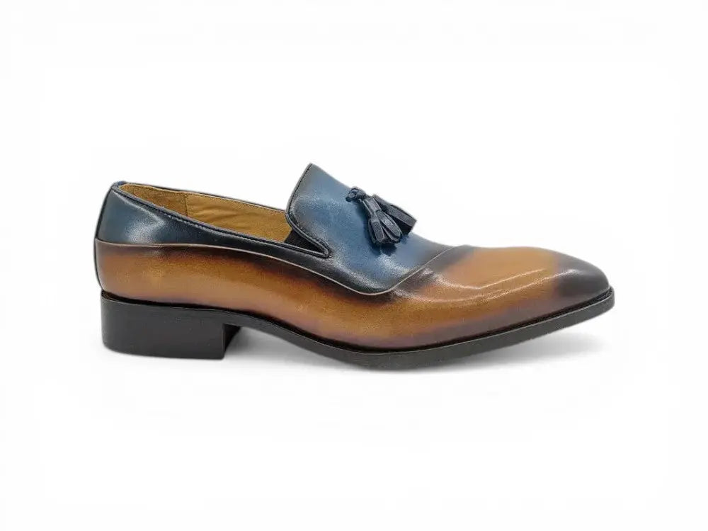 Two Tone Tassel Loafer