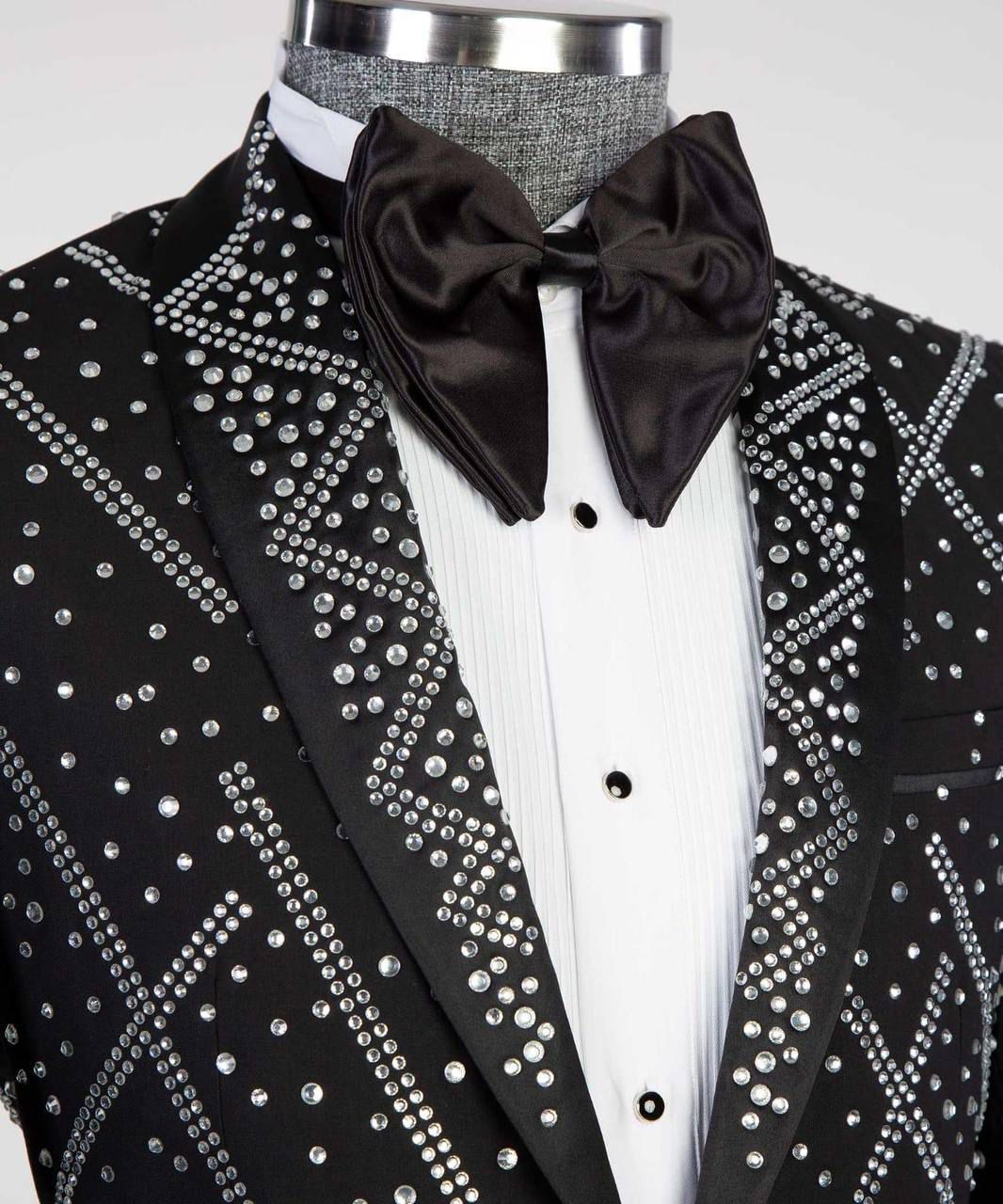 Sparkling Elegance Crystal Tuxedo – view 3