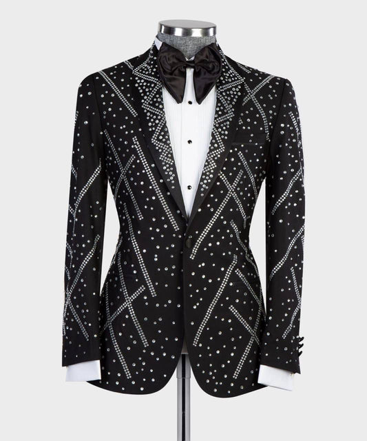 Sparkling Elegance Crystal Tuxedo – view 1
