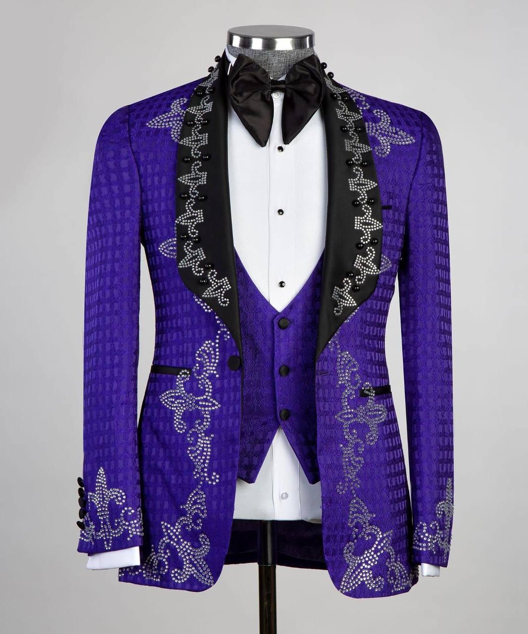Limited Edition Tuxedo – Purple – view 1