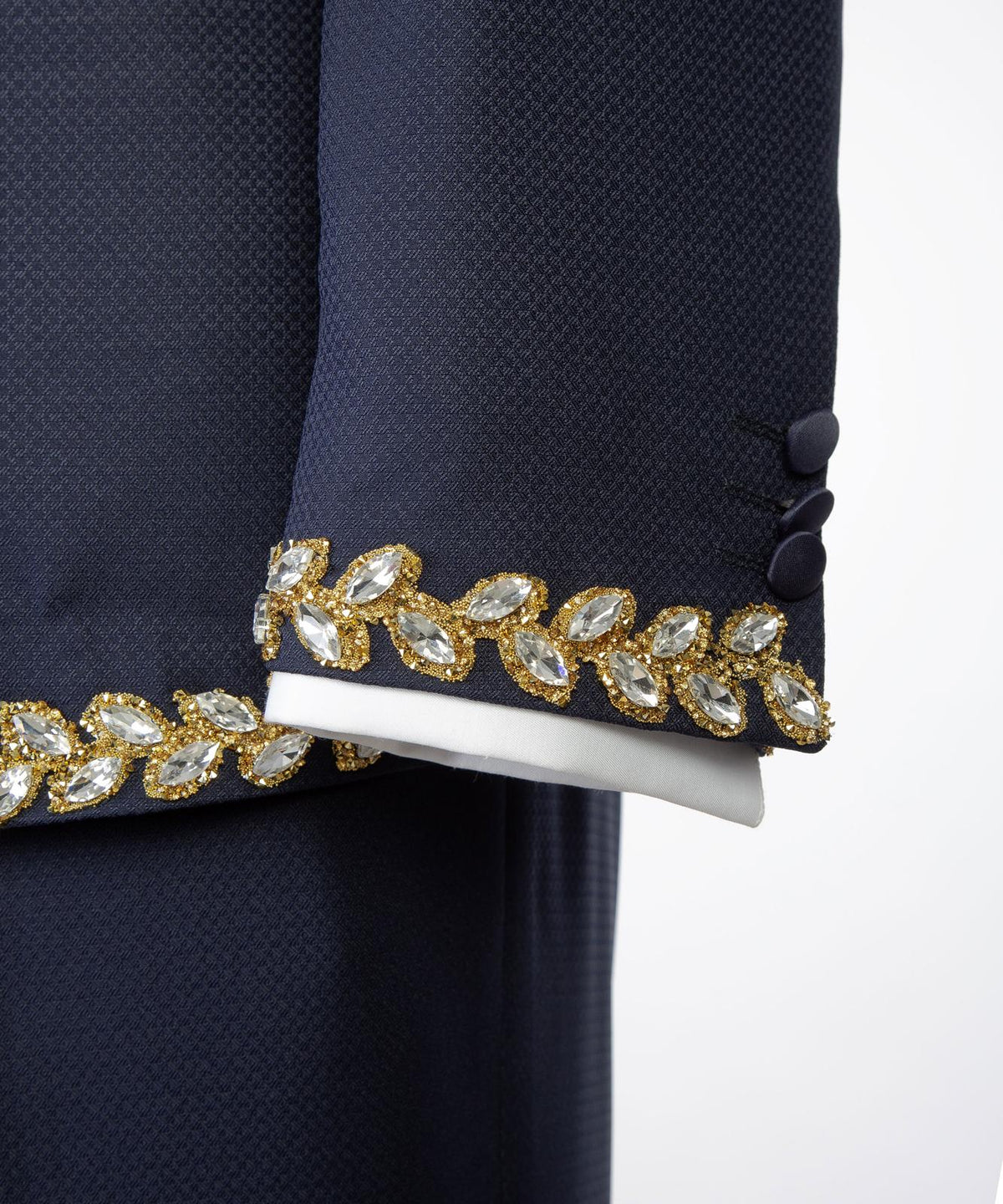 Jewelry Ornament Tuxedo – Navy Blue – view 4
