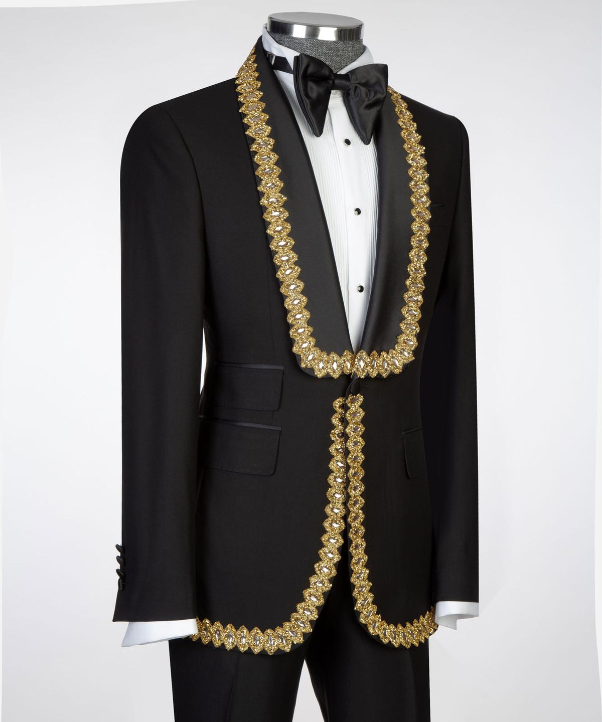 Jewelry Ornament Tuxedo – Black – view 2