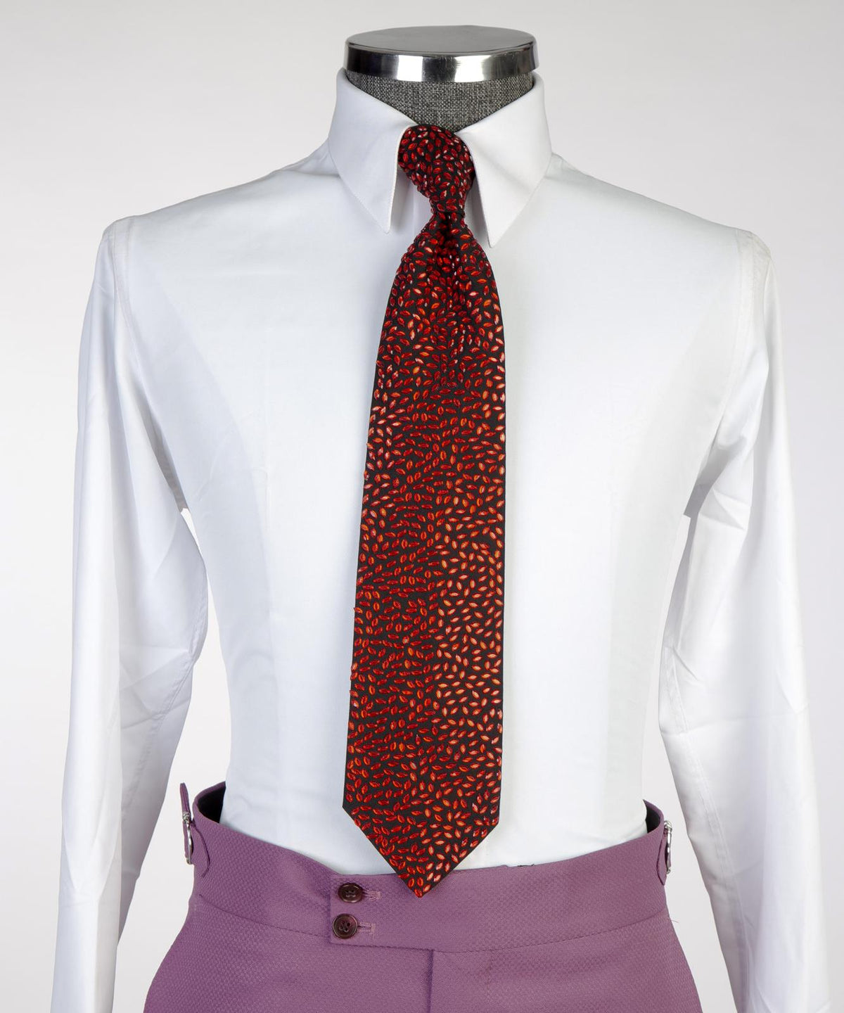 Crimson Royale Crystal Tie – Limited Edition