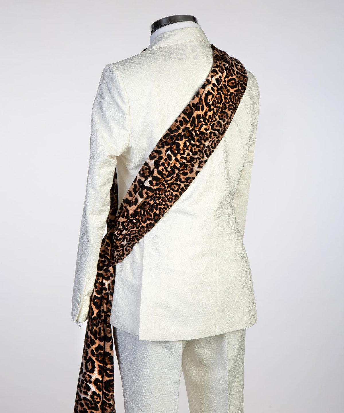 Ivory Leopard Couture Tuxedo – view 6