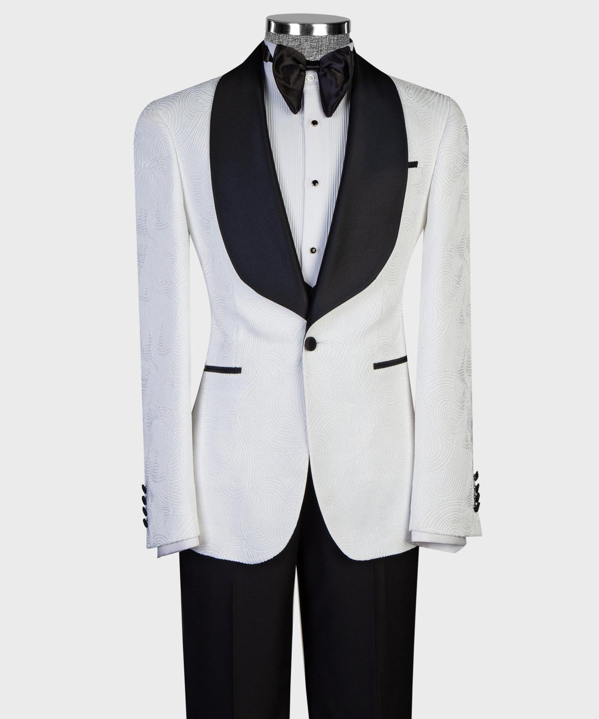 ROYAL WHITE TEXTURED TUXEDO product image 1