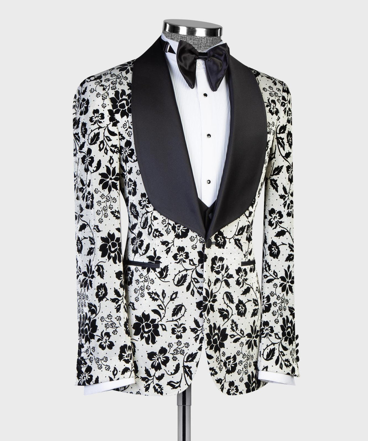 IVORY WHITE FLORAL TUXEDO product image 4