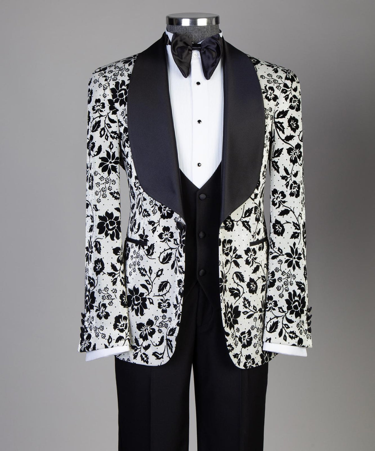 IVORY WHITE FLORAL TUXEDO product image 2