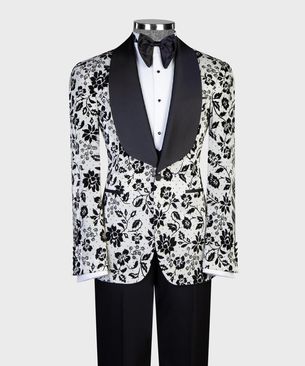 IVORY WHITE FLORAL TUXEDO product image 1