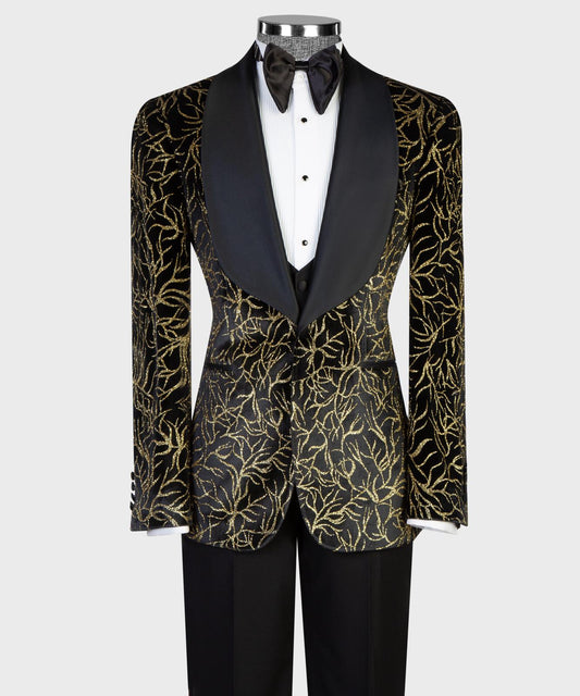 BLACK & GOLD BOTANICAL TUXEDO product image 1
