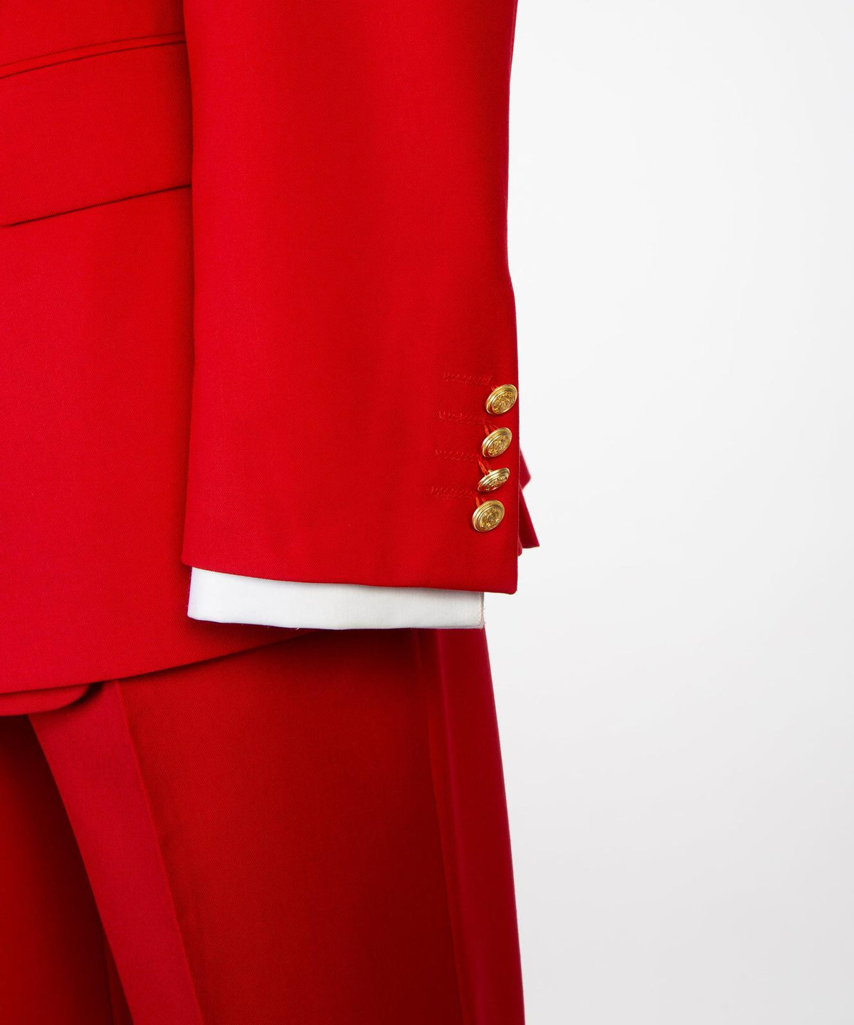 Asymmetric Leopard Lapel Red Tuxedo product image 5