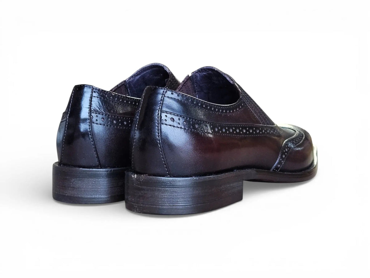 Wingtip Slip-on Oxford