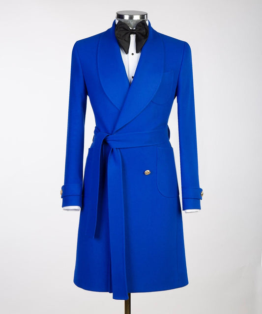 Shawl Collar Overcoat - 7