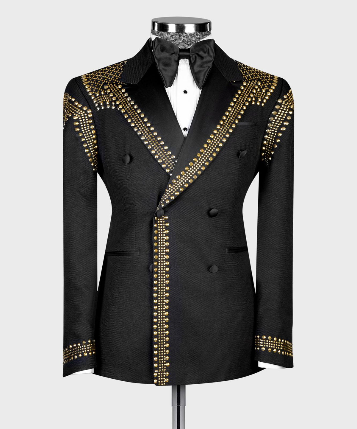 Jewelry Ornament Tuxedo Black Gold