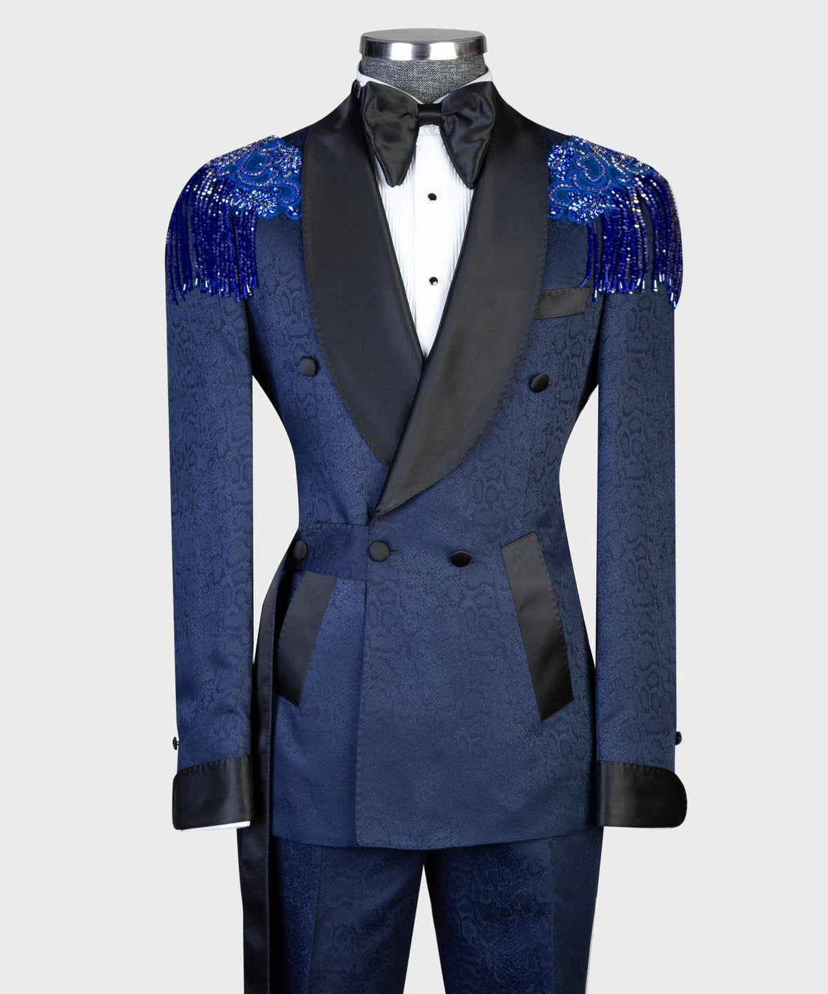 Jewelry Ornament Tuxedo Blue