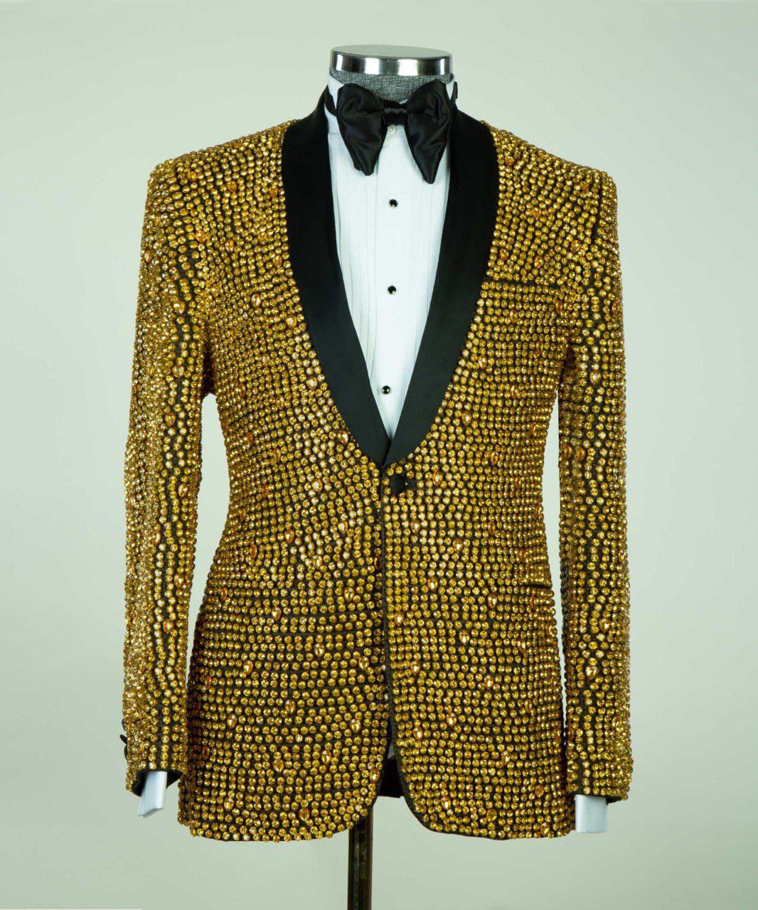 Shine Bright Gold-Embellished Suit