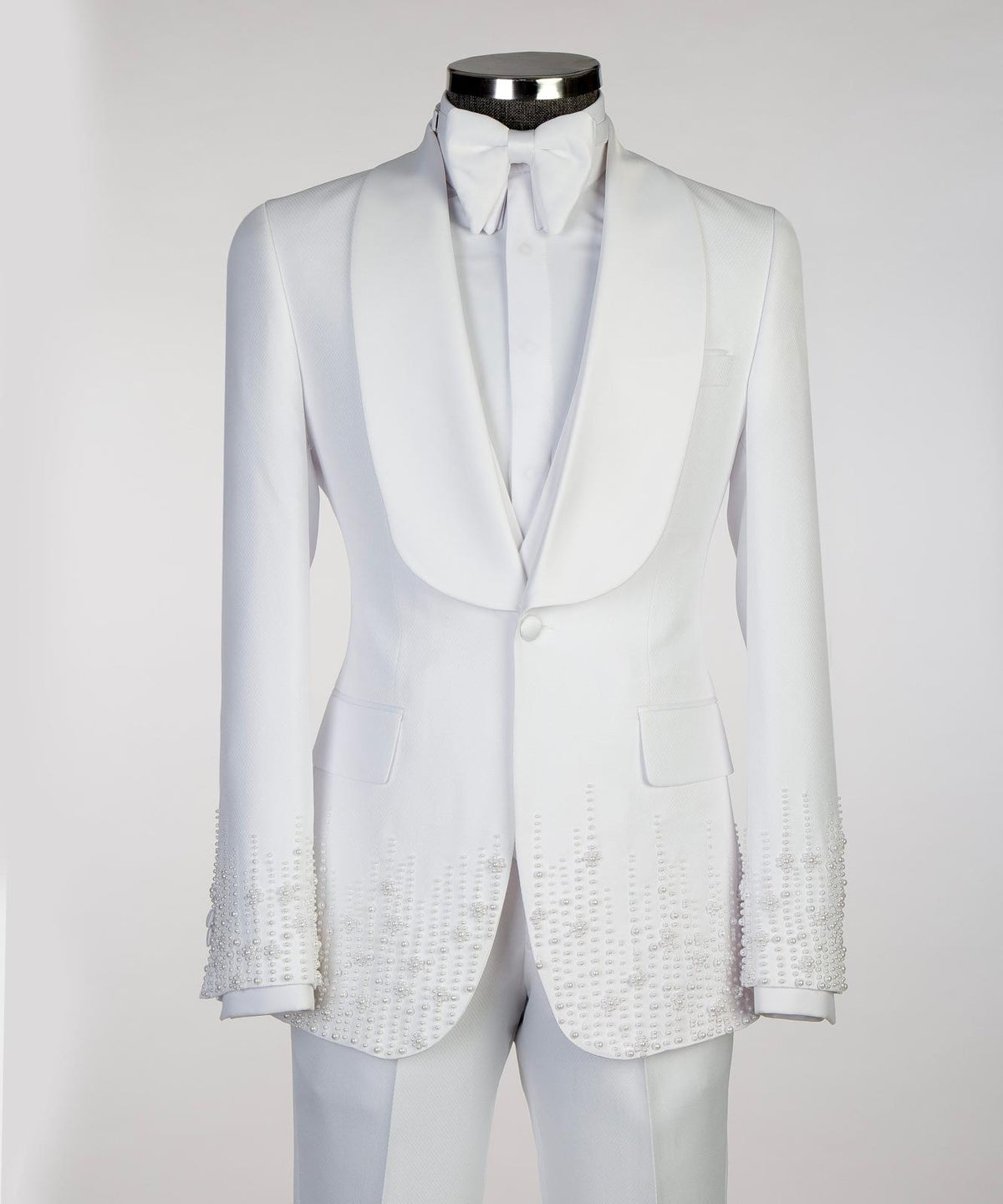 Elite Pearl Detail Wedding Tuxedo