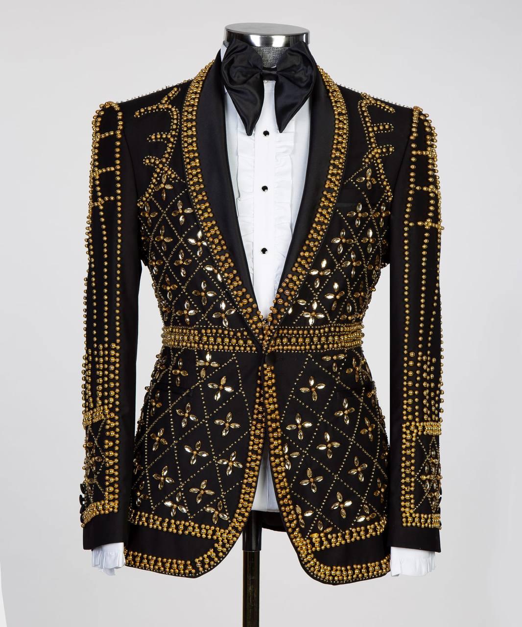 Jewelry Ornament Tuxedo – Gold