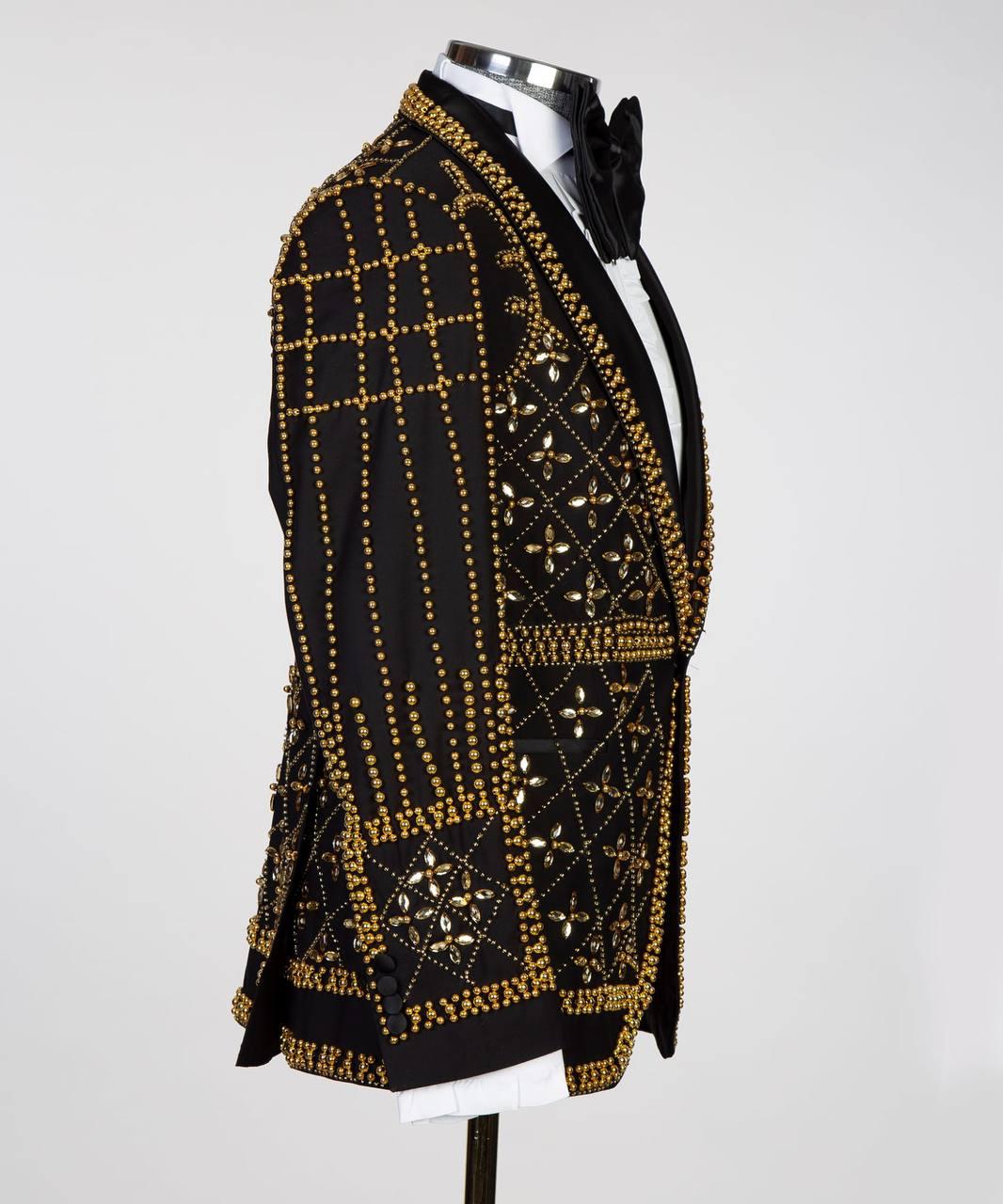 Jewelry Ornament Tuxedo – Gold – view 3