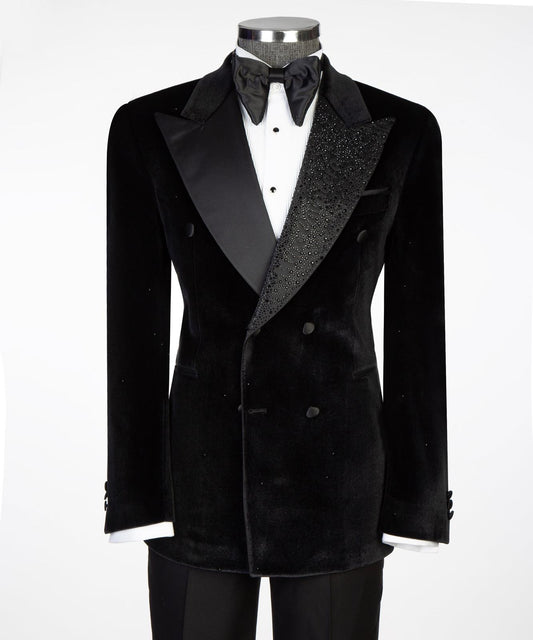 Midnight Crystal Velvet Tuxedo