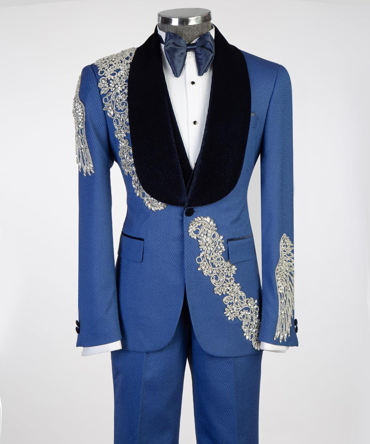 Royal Sapphire Crystal Tuxedo