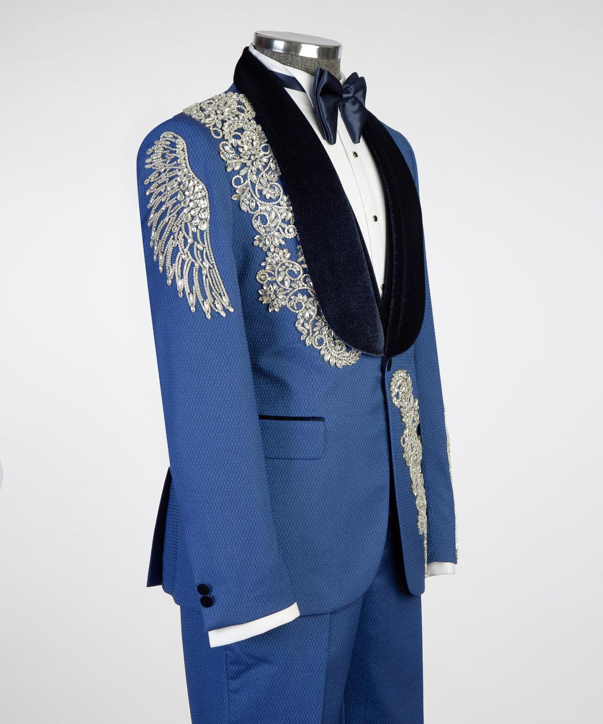 Royal Sapphire Crystal Tuxedo – view 3